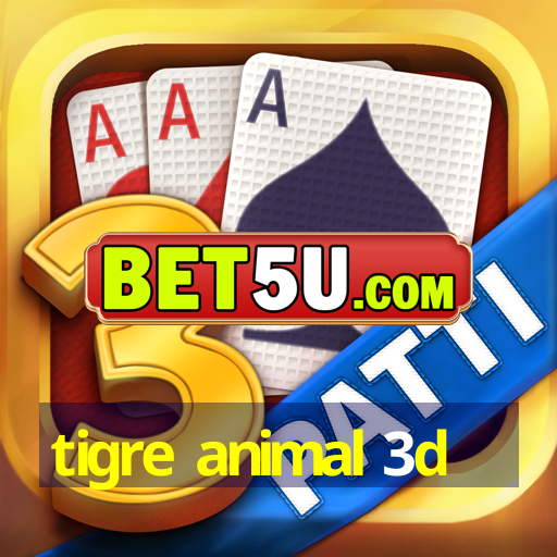 tigre animal 3d